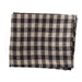 Tafelkleed Bourdon Canvas Vintage Vichy - Fusain & Bourdon Fusain 170x170cm - Tafelkleden - Maison de Vacances