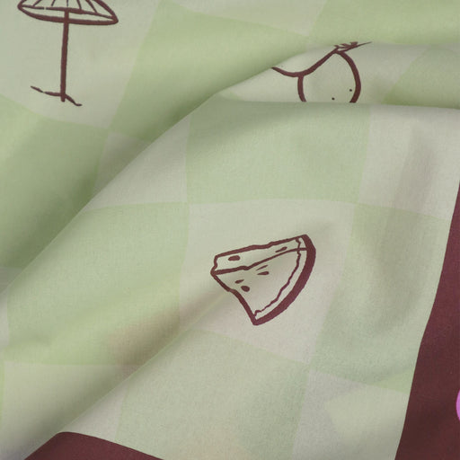 Tafelkleed Checkered Olive 140x300cm - Tafelkleden - Sam Sam