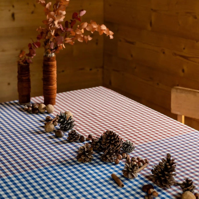 Tafelkleed Gaston Blue 170x300cm - Tafelkleden - Maison Dinette
