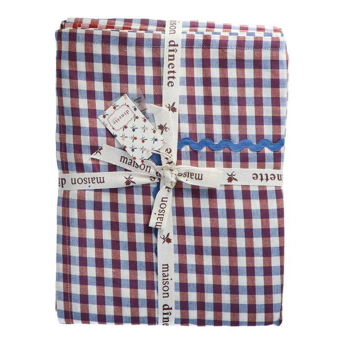 Tafelkleed Gaston Blue 170x360cm - Tafelkleden - Maison Dinette