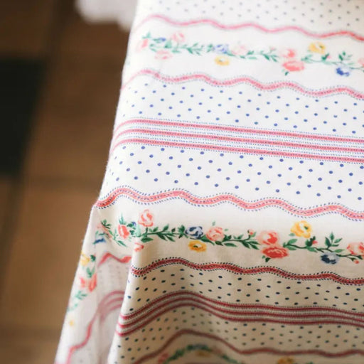 Tafelkleed Jeanne Red 170x360cm - Tafelkleden - Maison Dinette