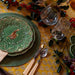 Tafelkleed katoen Bagru curry yellow 175x350cm Jamini - FOODIES IN HEELS
