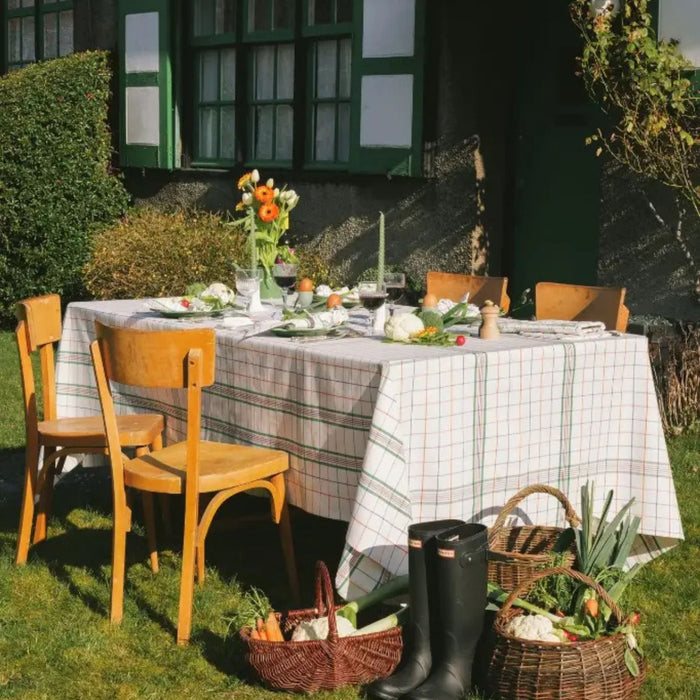 Tafelkleed Leon Green 170x300cm - Tafelkleden - Maison Dinette
