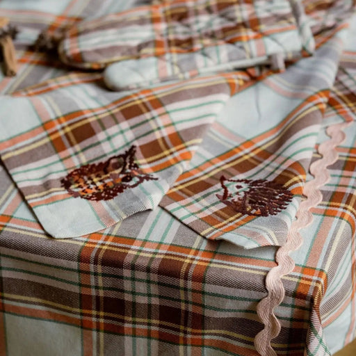 Tafelkleed Lucien Brown 170x360cm - Tafelkleden - Maison Dinette