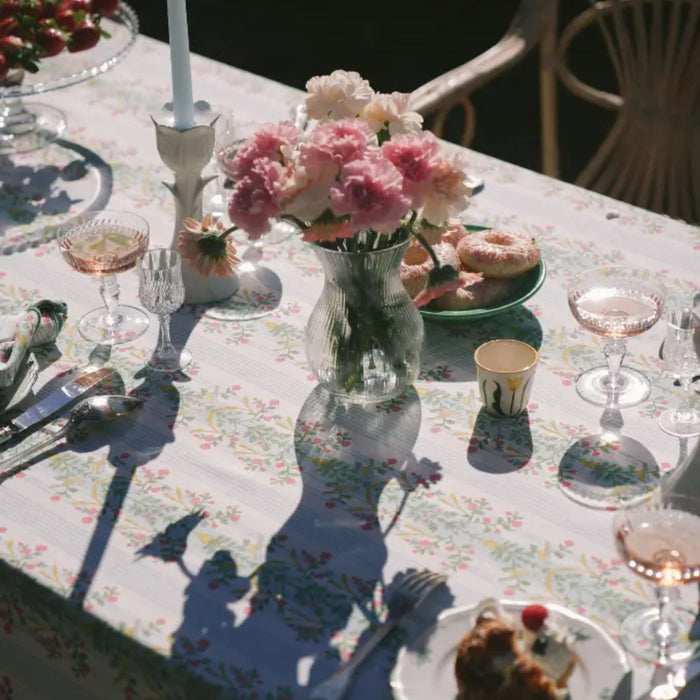 Tafelkleed Madeleine Sky 170x360cm - Tafelkleden - Maison Dinette