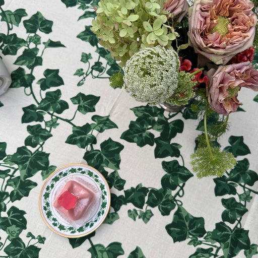Tafelkleed Maisie Green Ivy 150x350cm - Tafelkleden - Club Carlotta