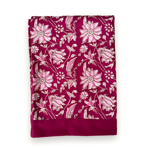 Tafelkleed Maisie Pink Flowers 150x350cm - Tafelkleden - Club Carlotta