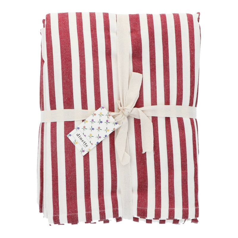 Tafelkleed Noëliine Burgundy Red 170x360cm - Tafelkleden - Maison Dinette