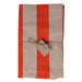 Tafelkleed Orange & Beige Stripe 170x300cm - Tafelkleden - Twizzell