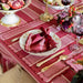 Tafelkleed Oscar Burgundy 170x300cm - Tafelkleden - Maison Dinette
