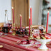 Tafelkleed Oscar Burgundy 170x360cm - Tafelkleden - Maison Dinette