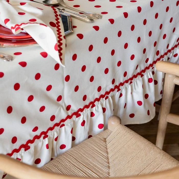Tafelkleed Paulette Red 170x300cm - Tafelkleden - Maison Dinette