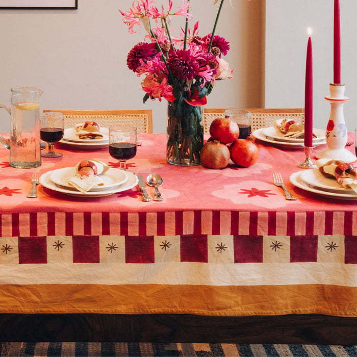 Tafelkleed The Dusty Rose and Stars 140x400cm