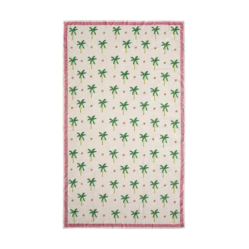 Tafelkleed The Green Palmtree 140x300cm - Tafelkleden - Casa Juna