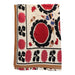 Tafelkleed vierkant wit rood motief 270x270cm - Tafelkleden - Les Ottomans