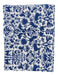 Tafellaken handgeprint katoen blauw wit motief 250x150cm Les Ottomans - FOODIES IN HEELS