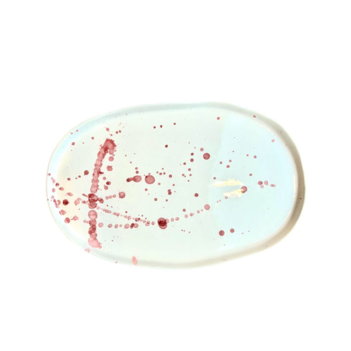 Tapasbordje Pink Blob 28cm - Kleine borden - Val Pottery