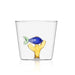 Waterglas Blue Fish Amber Seaweed - Waterglazen - Ichendorf Milano