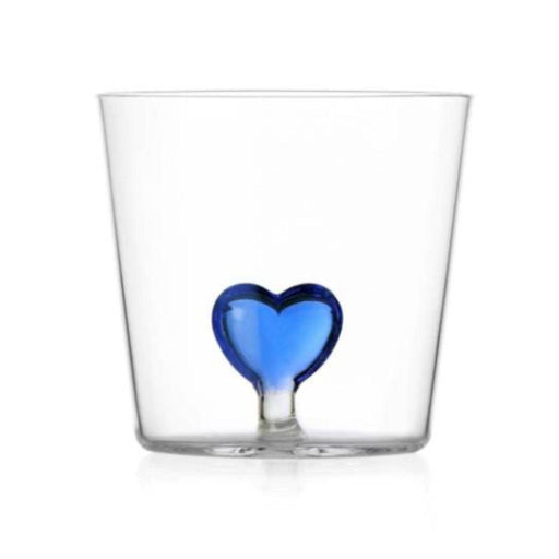 Waterglas Blue Heart Ichendorf Milano - FOODIES IN HEELS