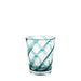 Waterglas turquoise spiral 11cm - gemaakt van melamine - Waterglazen - Fiorirà un Giardino