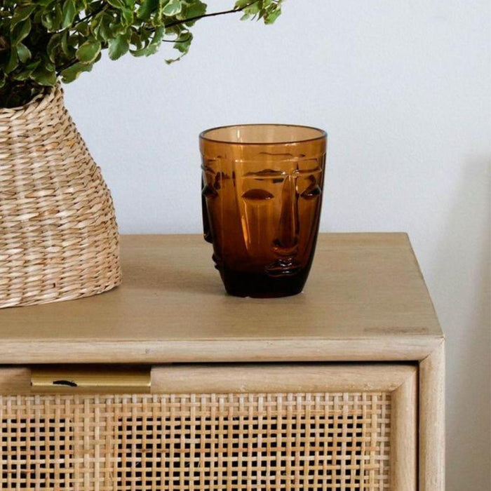 Waterglas Visage Amber - Waterglazen - Opjet