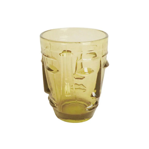 Waterglas Visage Yellow - Waterglazen - Opjet