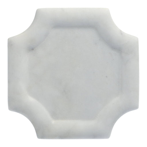 Wit marmer onderzetter 13x13cm - Onderzetters - Be Home