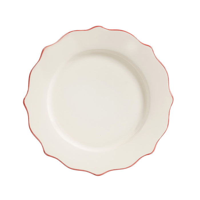 Carmine Scalloped dinerbord 27cm