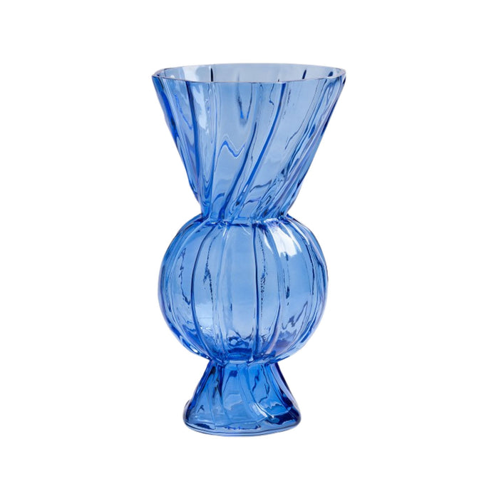Vaas rhombic blue 28,5cm