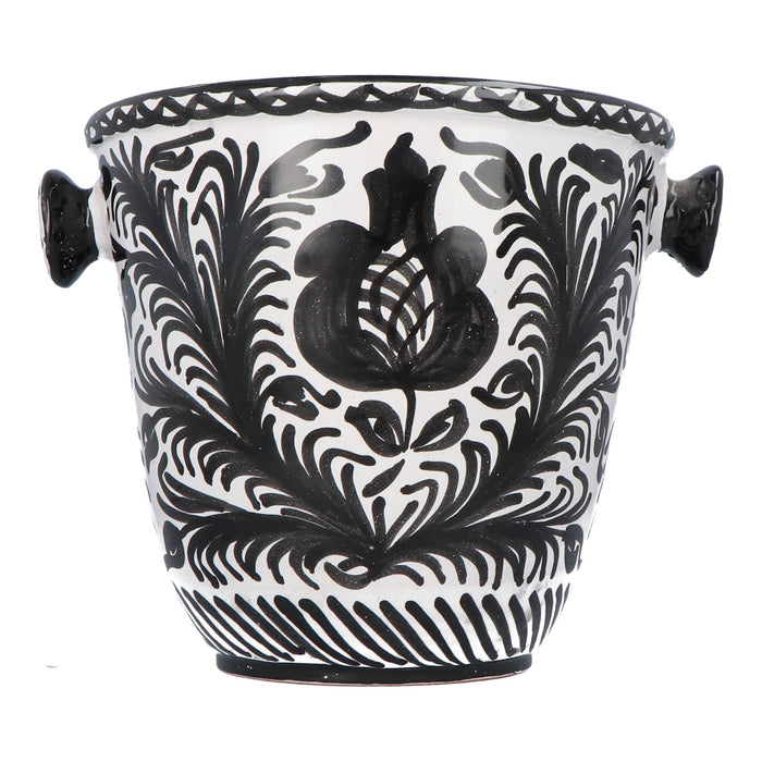 Champagnehouder Pomegranate zwart 21cm - Wijnkoelers - Lenta Living