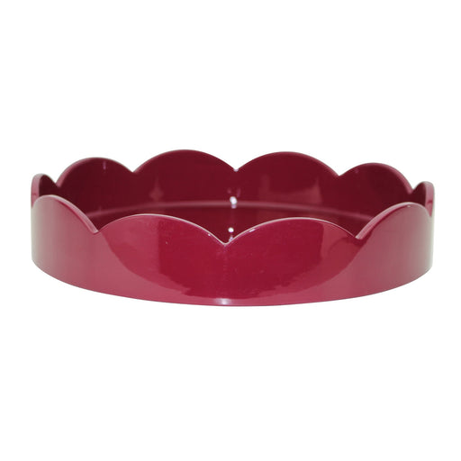Tablett Cherry Sint - Jakobsmuschel rund 20cm - Serviertabletts - Addison Ross