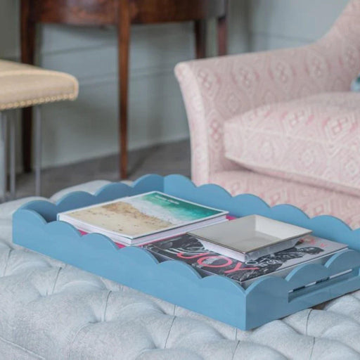 Tablett Ottomane lackiert Rechteck Chambray 66cm - Schalen - Addison Ross