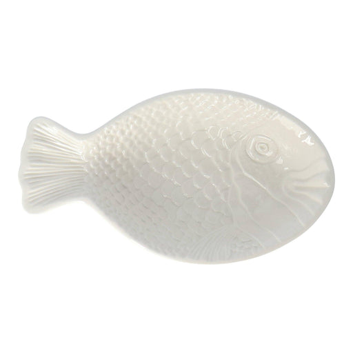 Tiefer Teller Fisch weiß 32,5cm - Schalen - Duro Ceramics