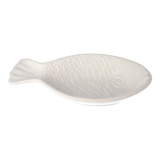 Tiefer Teller Fisch weiß 32,5cm - Schalen - Duro Ceramics