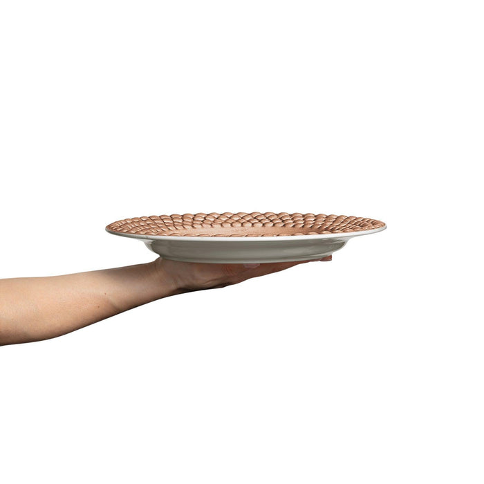 Essteller Bubble 28cm zimt - Essteller - Mateus