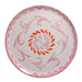 Essteller PXLL rosa mit orangefarbenem Ikat 29cm - Essteller - Lenta Living
