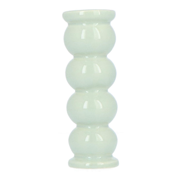 Fächer-Kerzenhalter Keramik 13cm - Kerzenständer - Denise