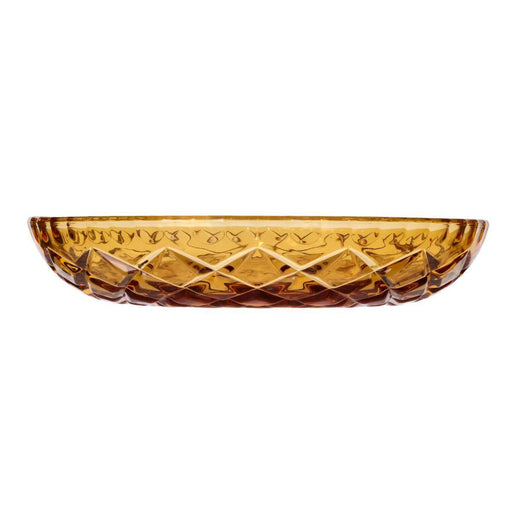 Gebäckteller-Set Glas Sorrento Amber 16cm (4er Set) - Kleine Teller - Lyngby Glas