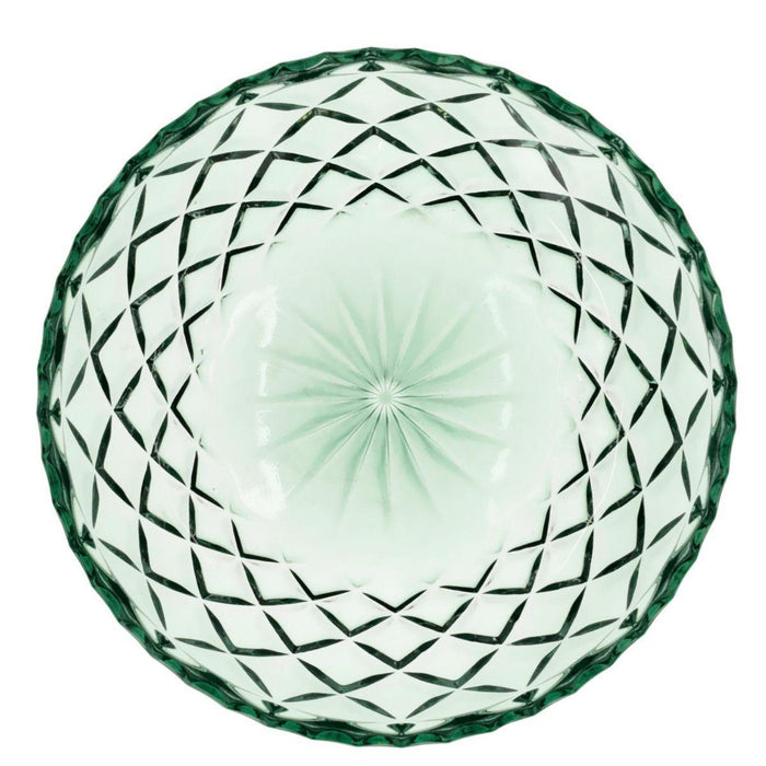 Gebaksbordenset glas Sorrento Green 16cm (set van 4) - Kleine borden - Lyngby Glas