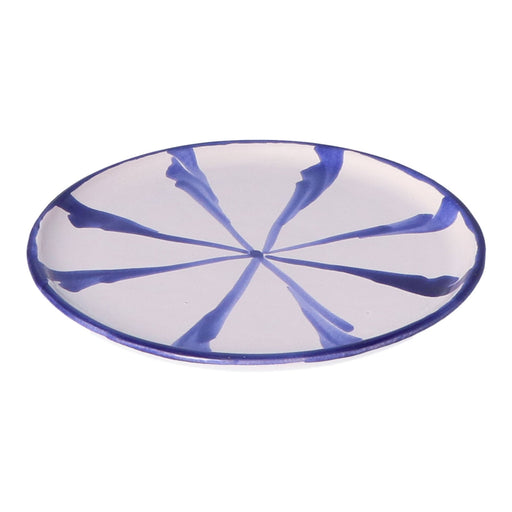 Gebäckteller gestreift blau 15cm - Kleine Teller - Lenta Living