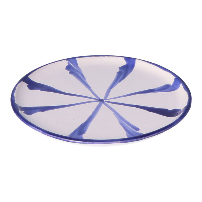 Gebäckteller gestreift blau 15cm - Kleine Teller - Lenta Living