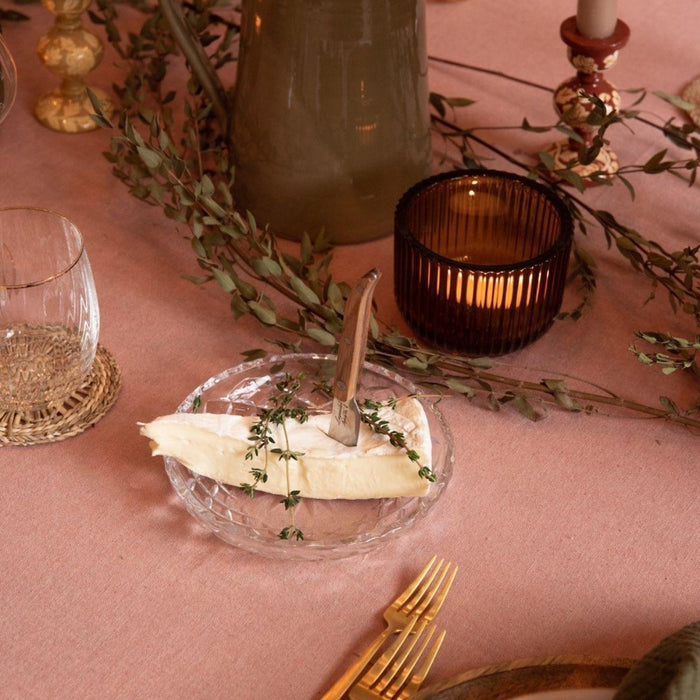 Innovation Line Buttermesser Eiche in Holzschale (4er-Set) - Besteck - Laguiole Style de Vie