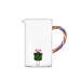 Karaf Coloured Handle & Green Gift 1L - Karaffen glas - Ichendorf Milano