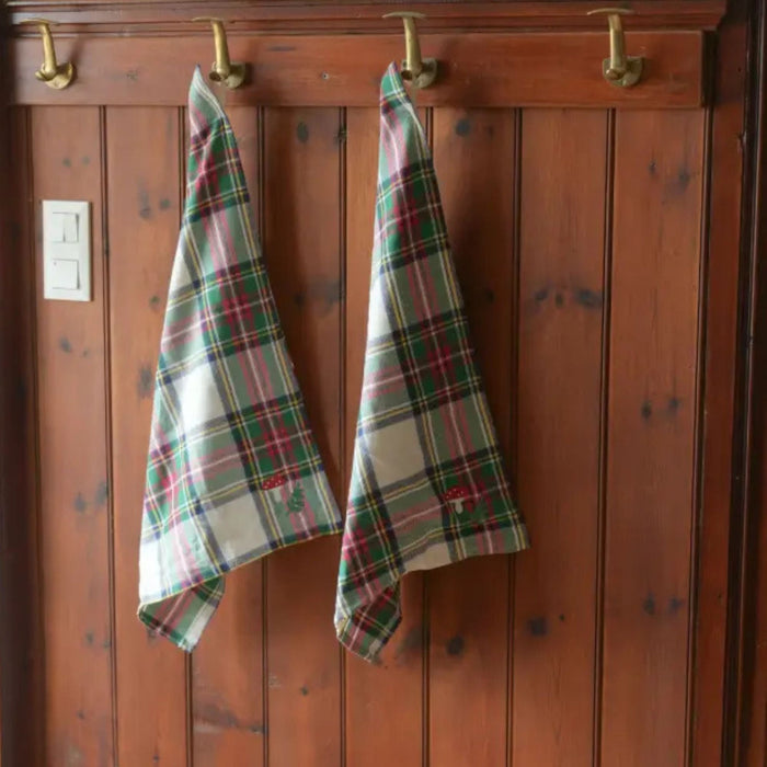 Keukenhanddoek Highland Snow 50x70 cm (set van 2) - Keukenhanddoeken - Maison Dinette