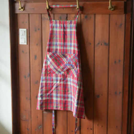 Keukenschort Inverness Red 75x85cm - Schorten - Maison Dinette