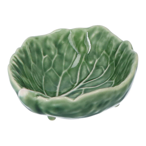 Schale Kohlblatt in natürlichen Farben 9cm - Schalen - Bordallo Pinheiro