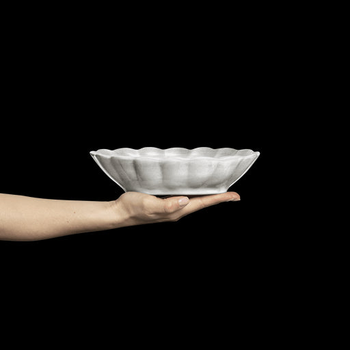 Schale Oyster 23cm grau - Schalen - Mateus