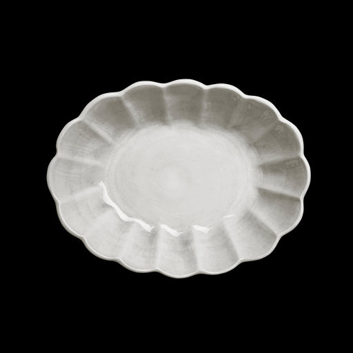 Schale Oyster 23cm grau - Schalen - Mateus