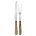 Lavandou Schneidsatz Messer und Gabel Olivenholz 26cm - Besteck - Sabre
