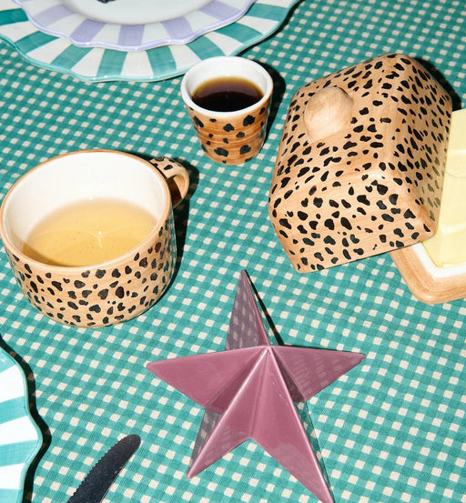 Leopard Cappuccino Becher - Becher - Anna + Nina